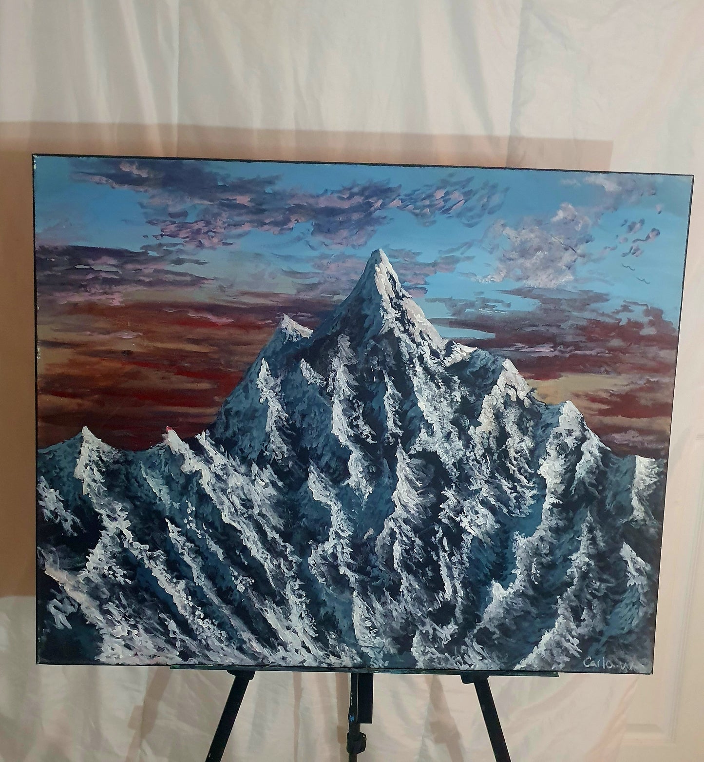 Sunset mountain